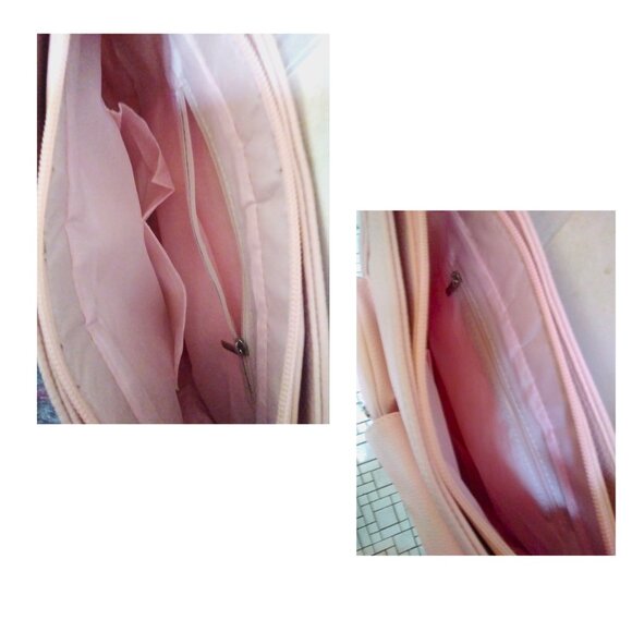 D’MARGEAUX NEW YORK Women’s Genuine Leather Multi Sac Zip Crossbody Handbag Colo - Picture 9 of 13